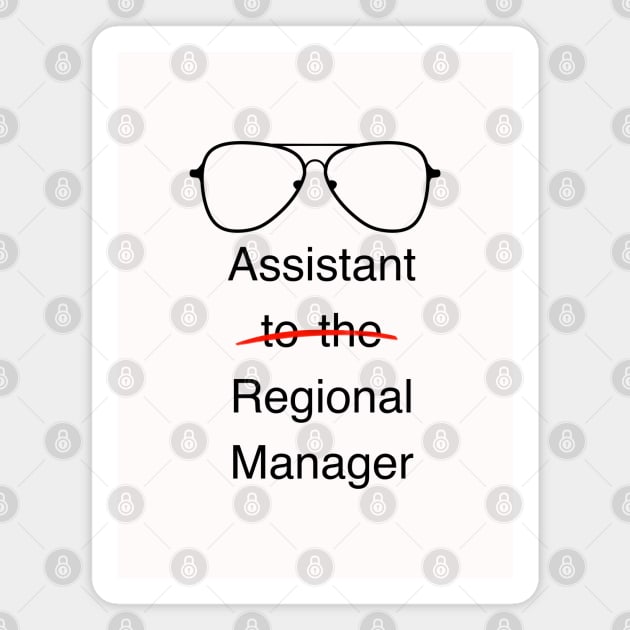 The office assistant to the regional manager Magnet by eternalshadeart